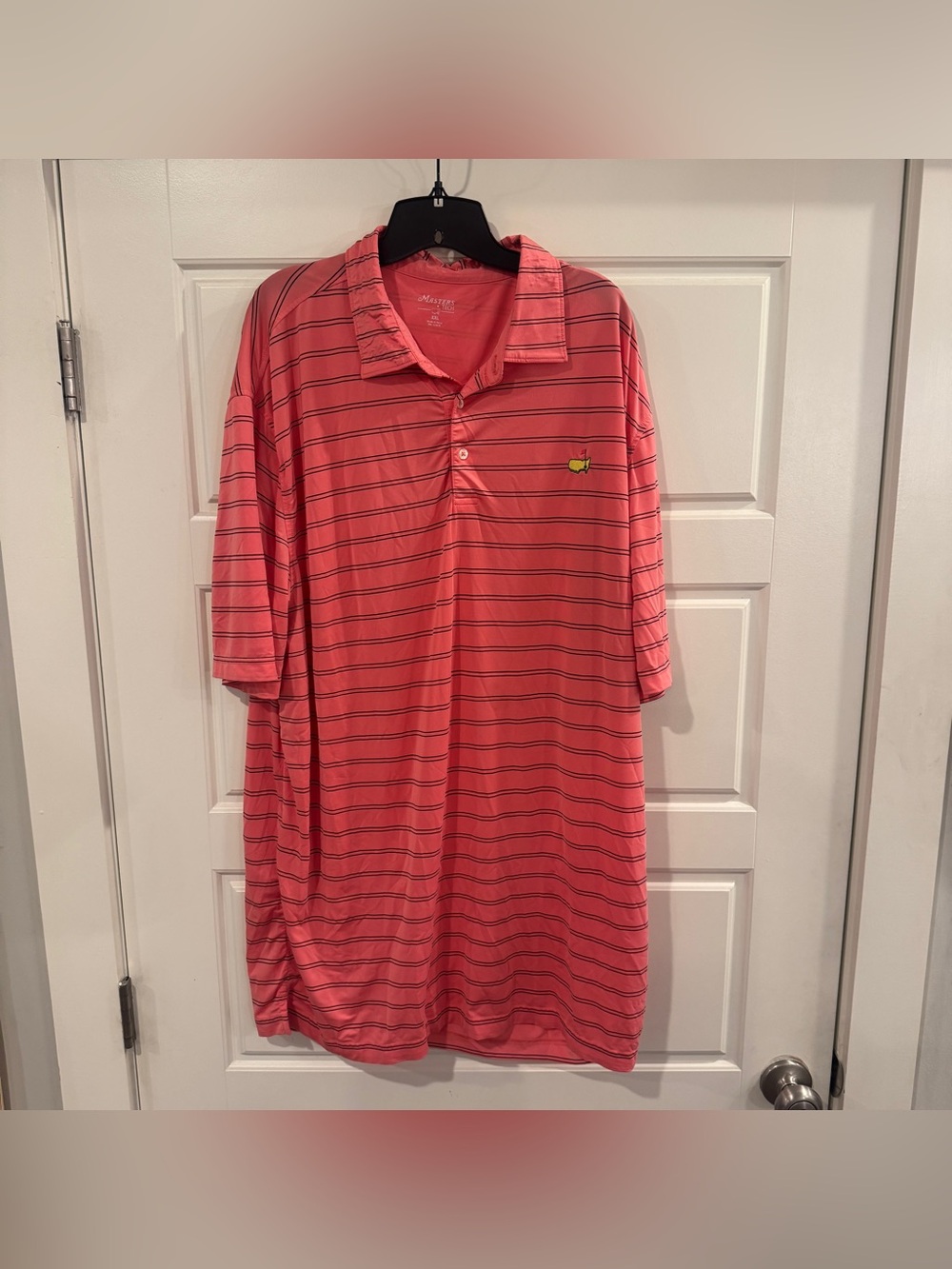 Masters Tech Performance Polo Shirt Coral Pink Men’s Size XXL